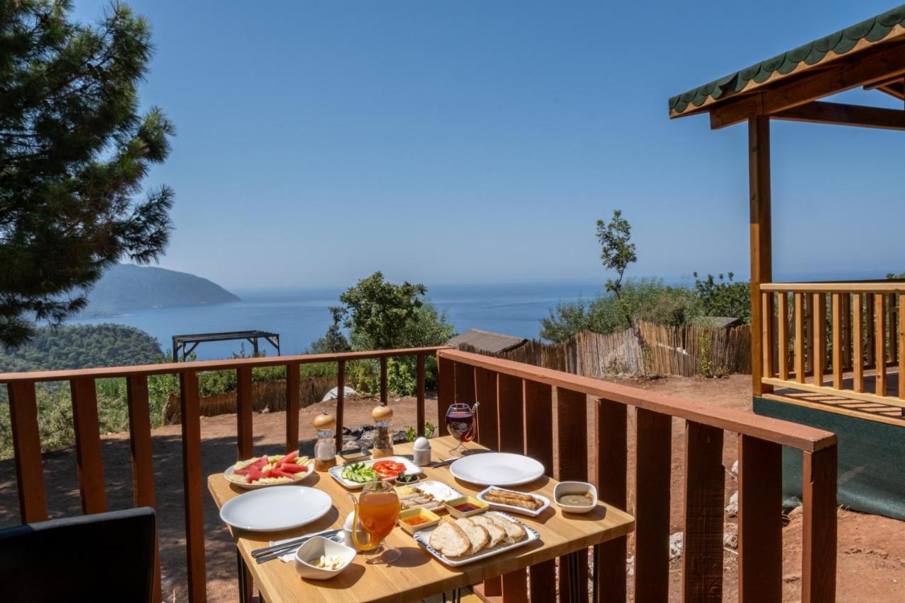 Goat Bungalow And Camping Hotel Faralya Luaran gambar