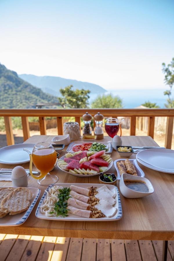 Goat Bungalow And Camping Hotel Faralya Luaran gambar
