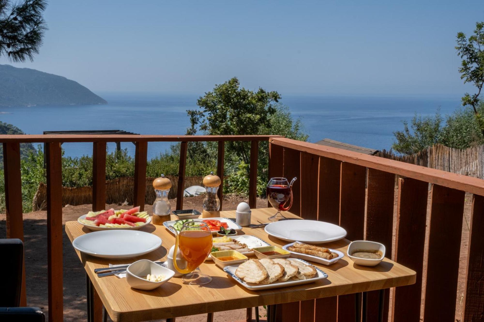 Goat Bungalow And Camping Hotel Faralya Luaran gambar